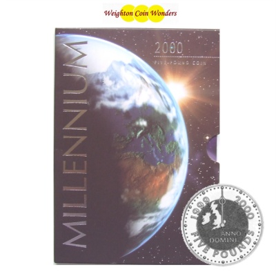 2000 £5 BU Coin Pack - Millennium - Click Image to Close